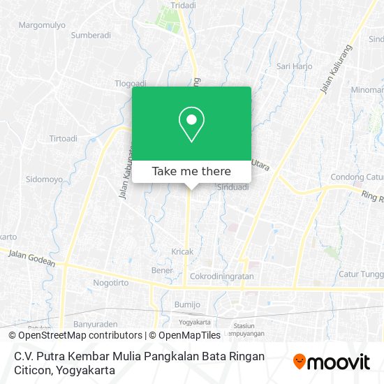 C.V. Putra Kembar Mulia Pangkalan Bata Ringan Citicon map