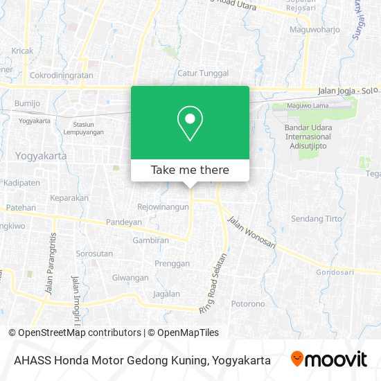 AHASS Honda Motor Gedong Kuning map