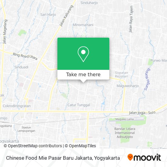 Chinese Food Mie Pasar Baru Jakarta map