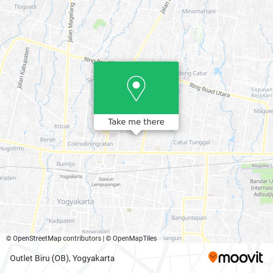 Outlet Biru (OB) map