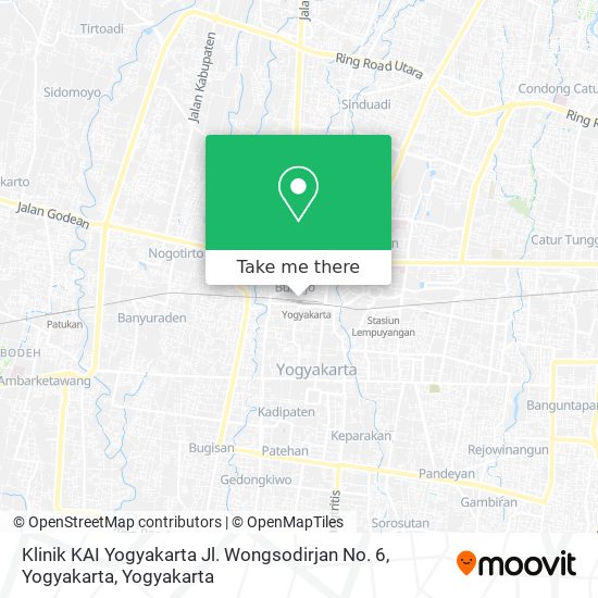 Klinik KAI Yogyakarta
Jl. Wongsodirjan No. 6, Yogyakarta map
