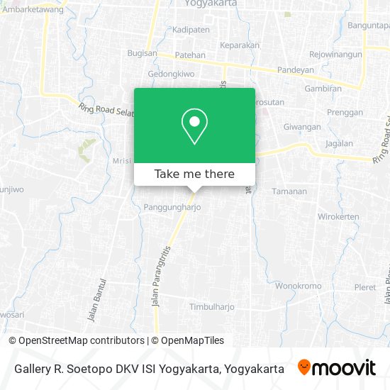 Gallery R. Soetopo DKV ISI Yogyakarta map