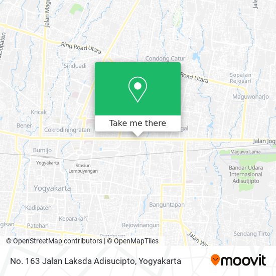 No. 163 Jalan Laksda Adisucipto map