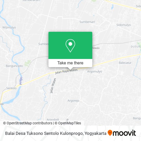 Balai Desa Tuksono Sentolo Kulonprogo map