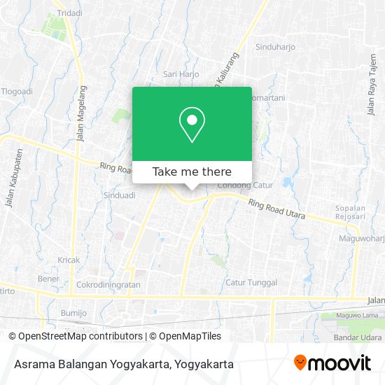 Asrama Balangan Yogyakarta map