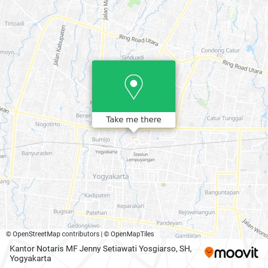 Kantor Notaris MF Jenny Setiawati Yosgiarso, SH map