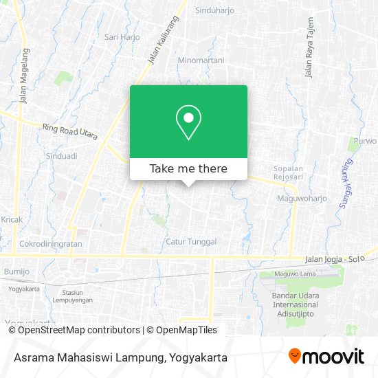 Asrama Mahasiswi Lampung map