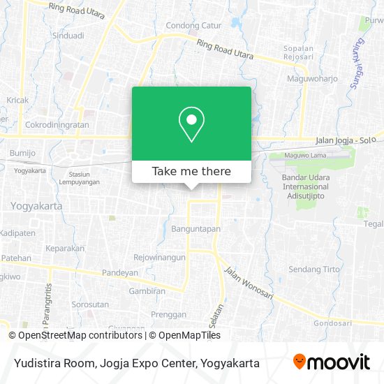 Yudistira Room, Jogja Expo Center map