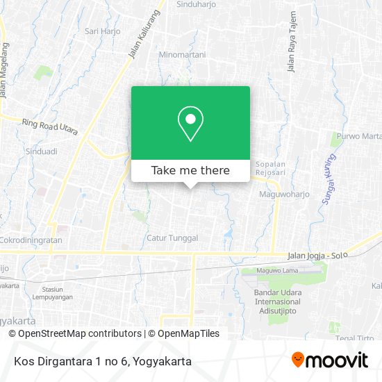 Kos Dirgantara 1 no 6 map