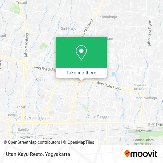Utan Kayu Resto map
