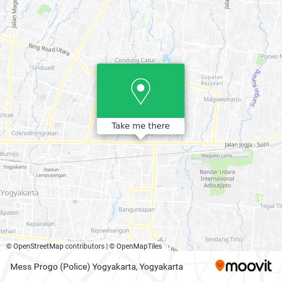 Mess Progo (Police) Yogyakarta map