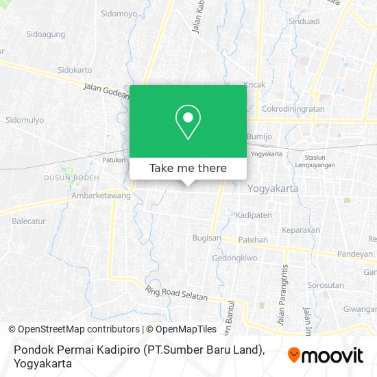Pondok Permai Kadipiro (PT.Sumber Baru Land) map