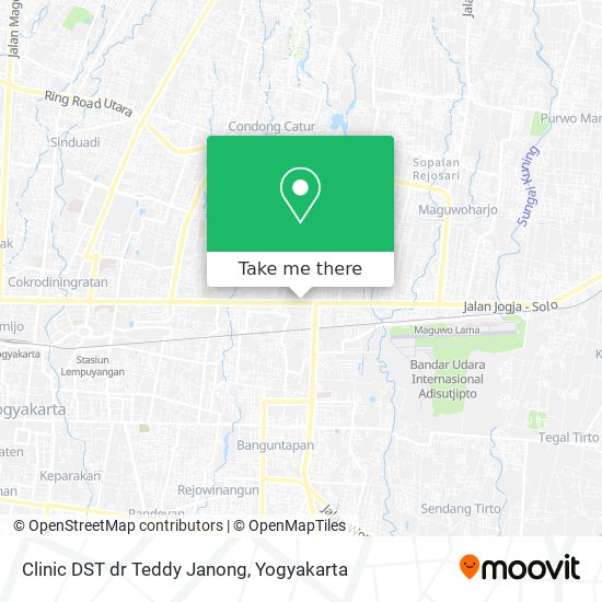 Clinic DST dr Teddy Janong map