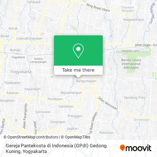 Gereja Pantekosta di Indonesia (GPdI) Gedong Kuning map