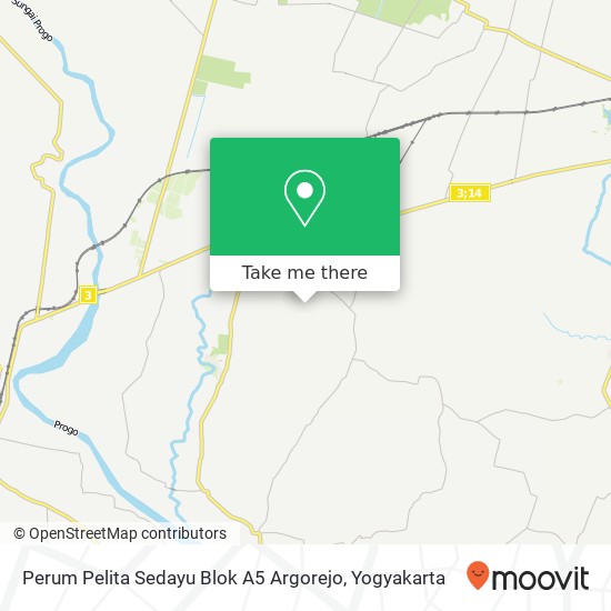 Perum Pelita Sedayu Blok A5 Argorejo map