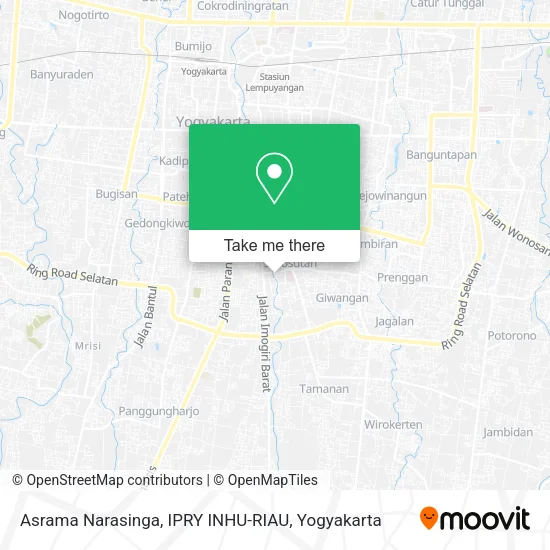 Asrama Narasinga, IPRY INHU-RIAU map