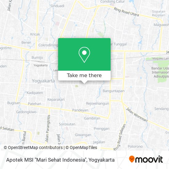 Apotek MSI "Mari Sehat Indonesia" map