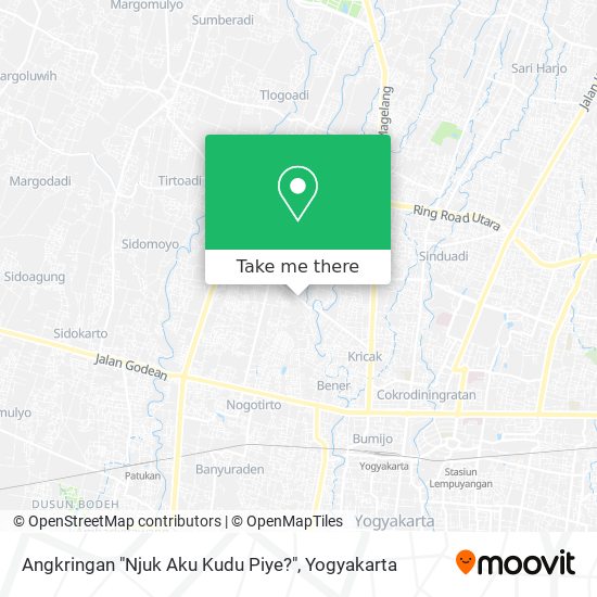 Angkringan "Njuk Aku Kudu Piye?" map