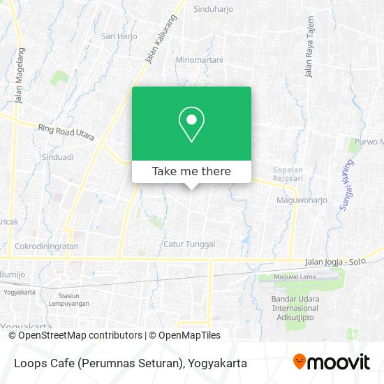 Loops Cafe (Perumnas Seturan) map