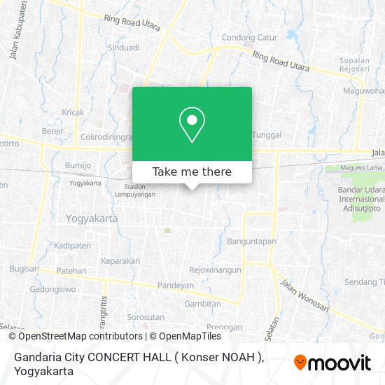 Gandaria City CONCERT HALL ( Konser NOAH ) map