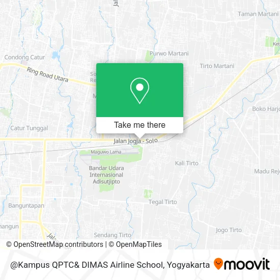 @Kampus QPTC& DIMAS Airline School map