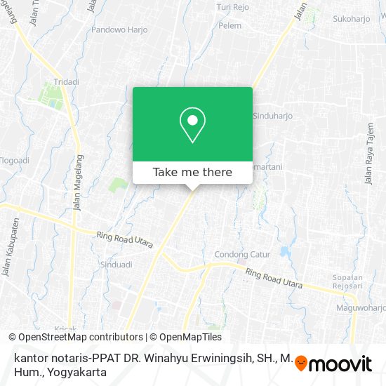 kantor notaris-PPAT DR. Winahyu Erwiningsih, SH., M. Hum. map