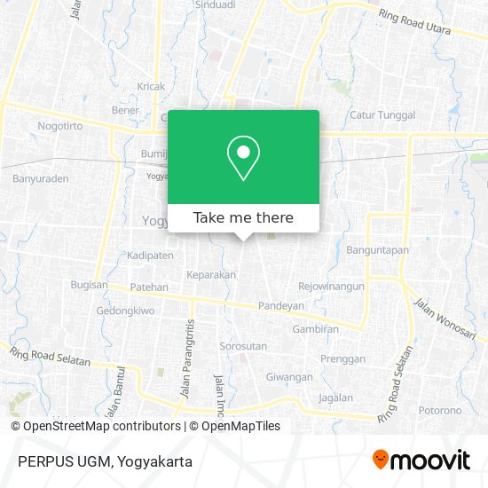 PERPUS UGM map