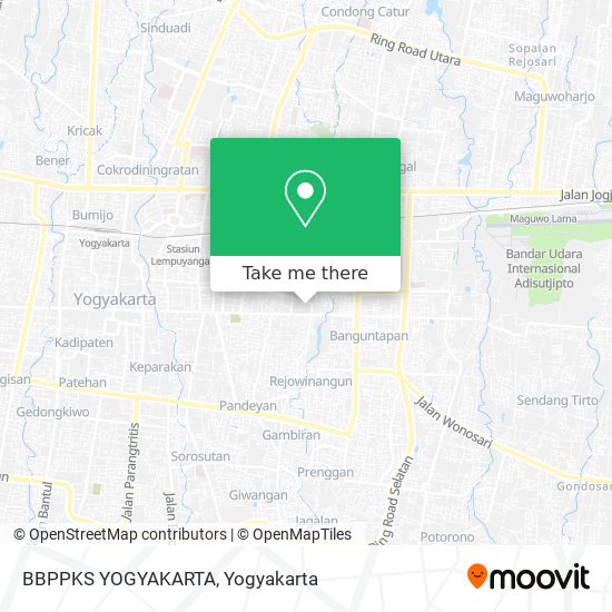 BBPPKS YOGYAKARTA map