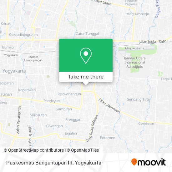 Puskesmas Banguntapan III map