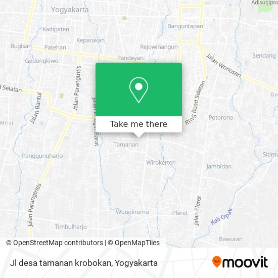 Jl desa tamanan krobokan map