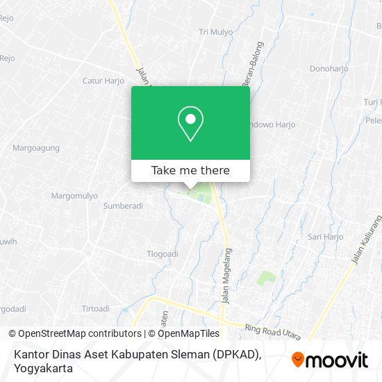 Kantor Dinas Aset Kabupaten Sleman (DPKAD) map