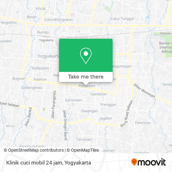 Klinik cuci mobil 24 jam map
