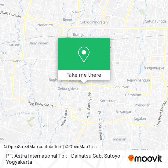 PT. Astra International Tbk - Daihatsu Cab. Sutoyo map