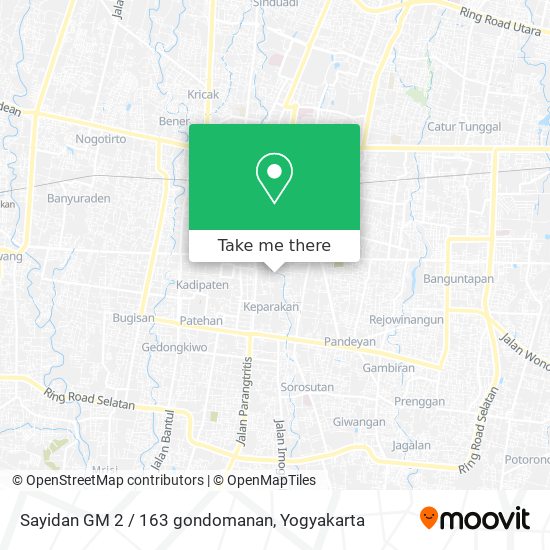 Sayidan GM 2 / 163 gondomanan map