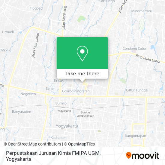 Perpustakaan Jurusan Kimia FMIPA UGM map