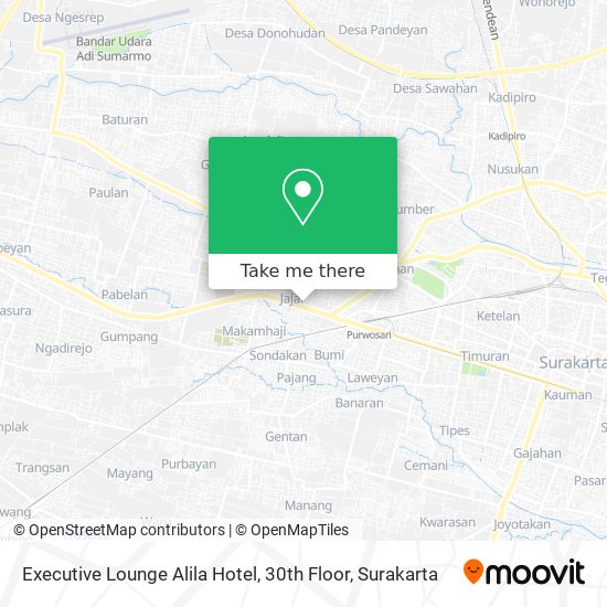 Executive Lounge Alila Hotel, 30th Floor map