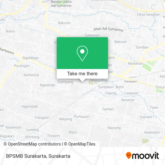 BPSMB Surakarta map