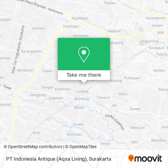 PT Indonesia Antique (Aqsa Living) map
