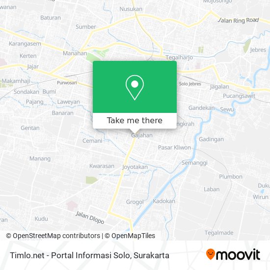 Timlo.net - Portal Informasi Solo map