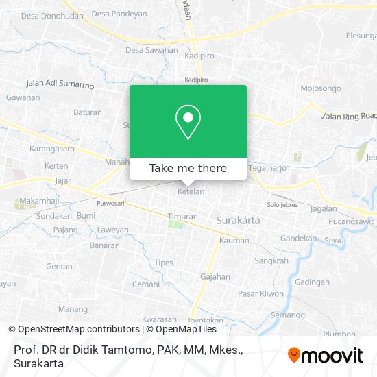 Prof. DR dr Didik Tamtomo, PAK, MM, Mkes. map