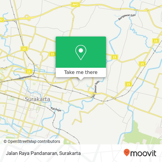 Jalan Raya Pandanaran map