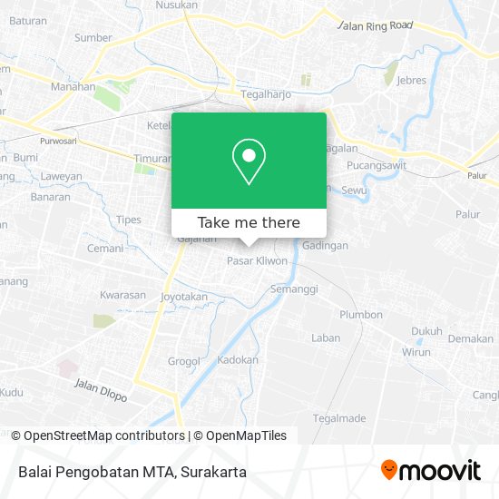 Balai Pengobatan MTA map