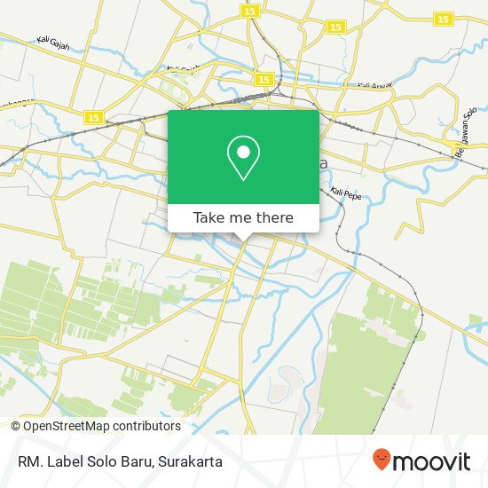 RM. Label Solo Baru map