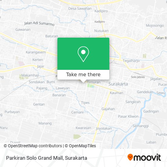 Parkiran Solo Grand Mall map