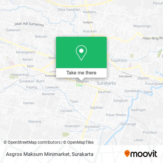 Asgros Maksum Minimarket map