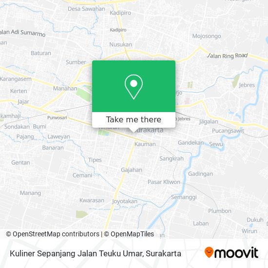 Kuliner Sepanjang Jalan Teuku Umar map