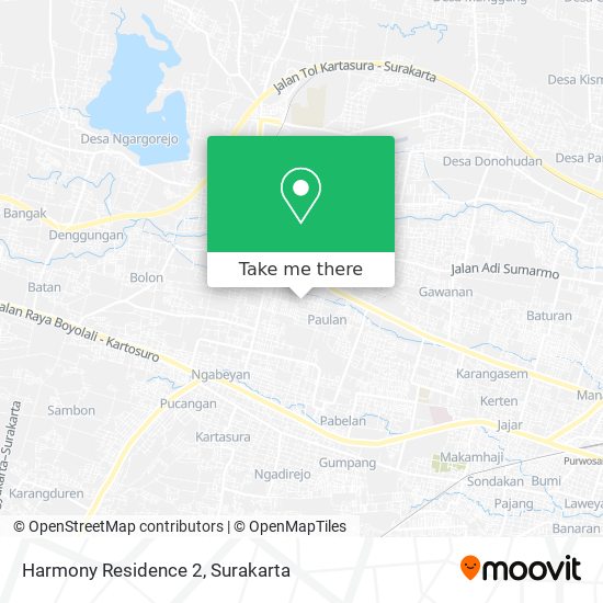 Harmony Residence 2 map