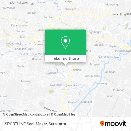 SPORTLINE Seat Maker map