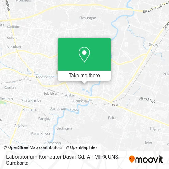 Laboratorium Komputer Dasar Gd. A FMIPA UNS map