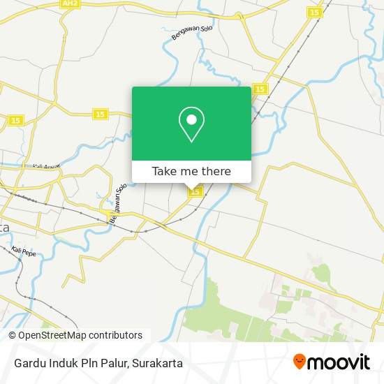 Gardu Induk Pln Palur map